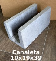 Canaleta 19x19x39